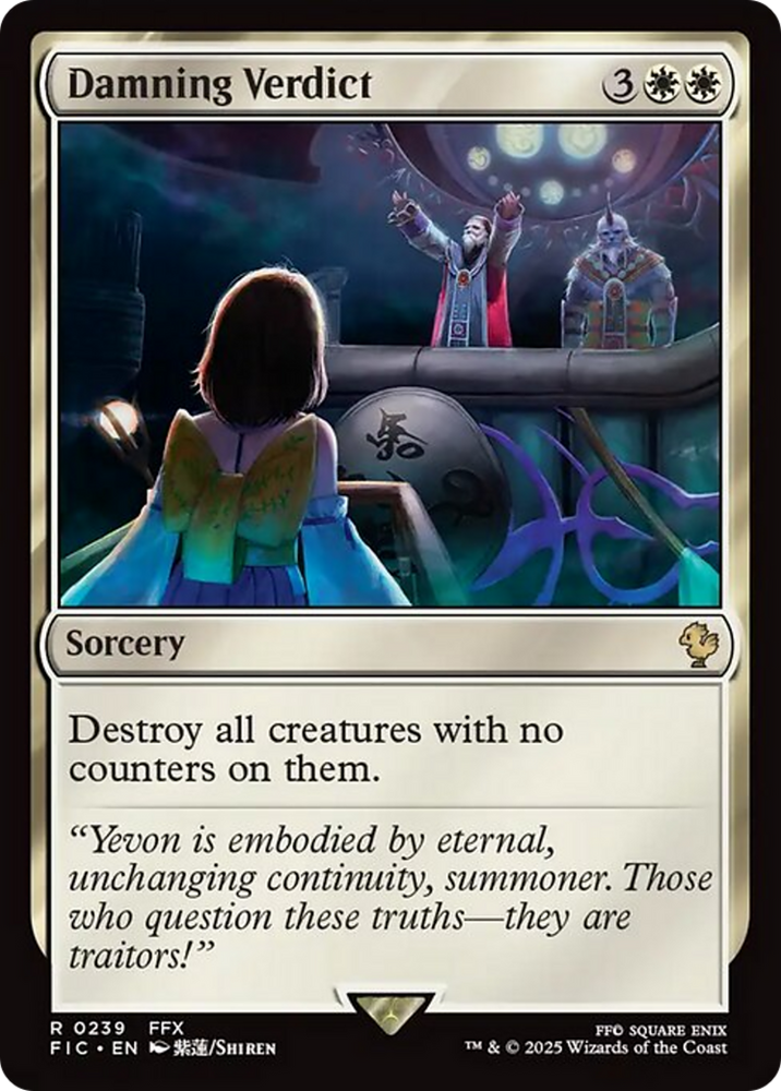 Damning Verdict [FINAL FANTASY Commander] Magic: The Gathering