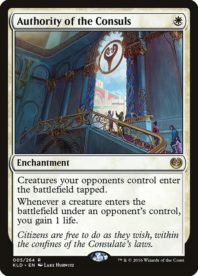 Authority of the Consuls [Kaladesh] Magic: The Gathering
