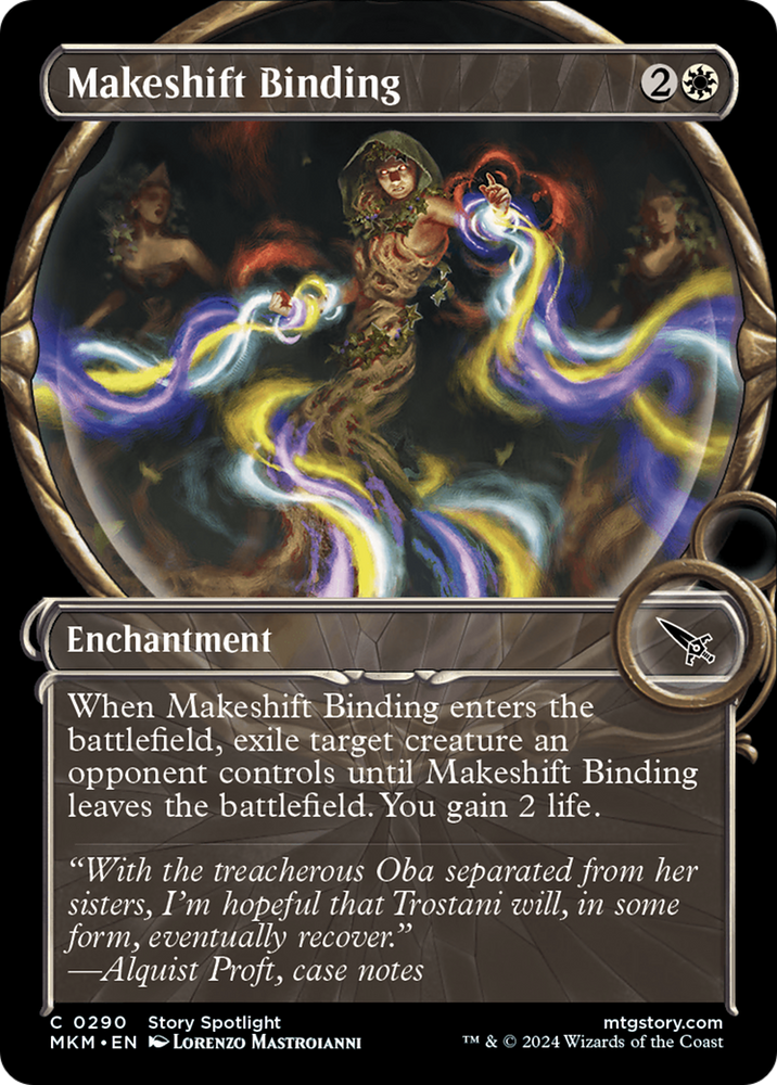 Makeshift Binding (Showcase) [Murders at Karlov Manor] Magic: The Gathering