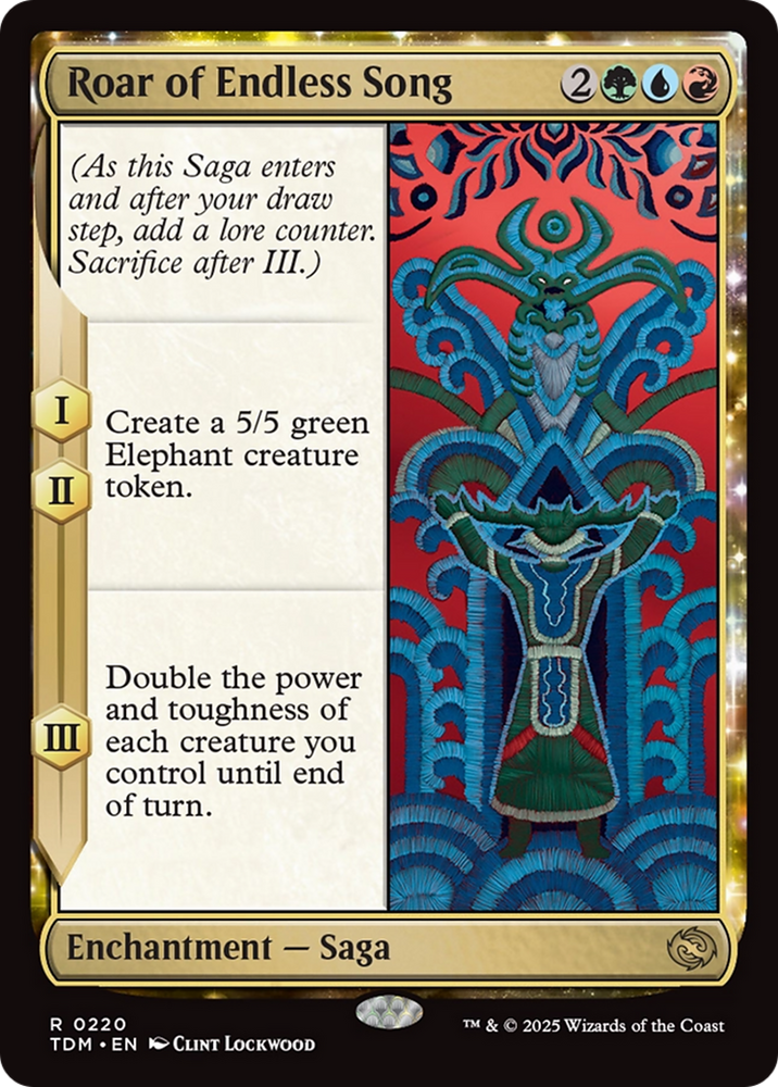 Roar of Endless Song [Tarkir: Dragonstorm] Magic: The Gathering