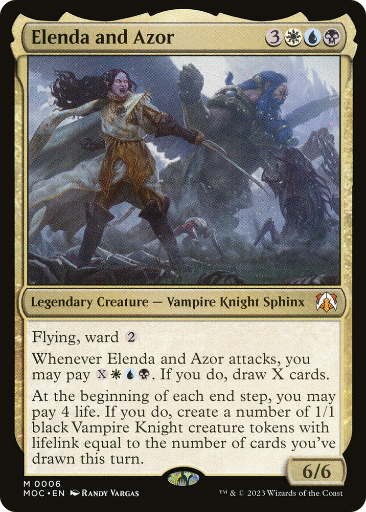 Elenda and Azor [March of the Machine Commander] Magic: The Gathering
