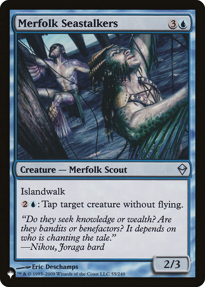 Merfolk Seastalkers [The List] Magic: The Gathering