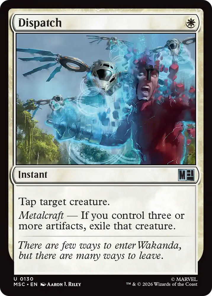 Dispatch (Surge Foil) [Marvel Super Heroes Commander] Magic: The Gathering