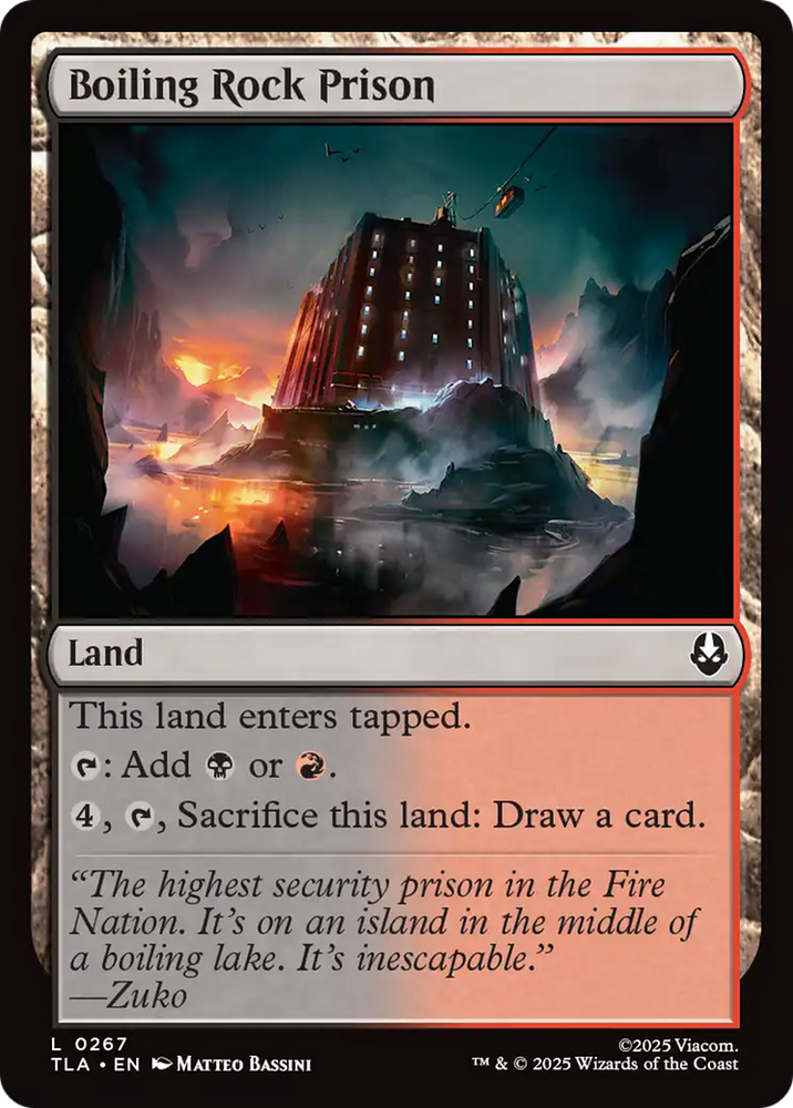 Boiling Rock Prison [Avatar: The Last Airbender] Magic: The Gathering