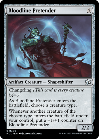 Bloodline Pretender [March of the Machine Commander] Magic: The Gathering