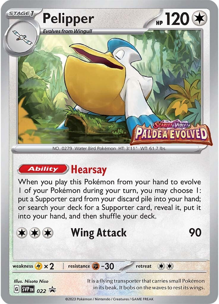 Pelipper (022) [Scarlet & Violet: Black Star Promos] Pokémon