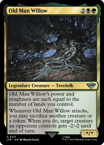 Old Man Willow [The Lord of the Rings: Tales of Middle-Earth] Magic: The Gathering