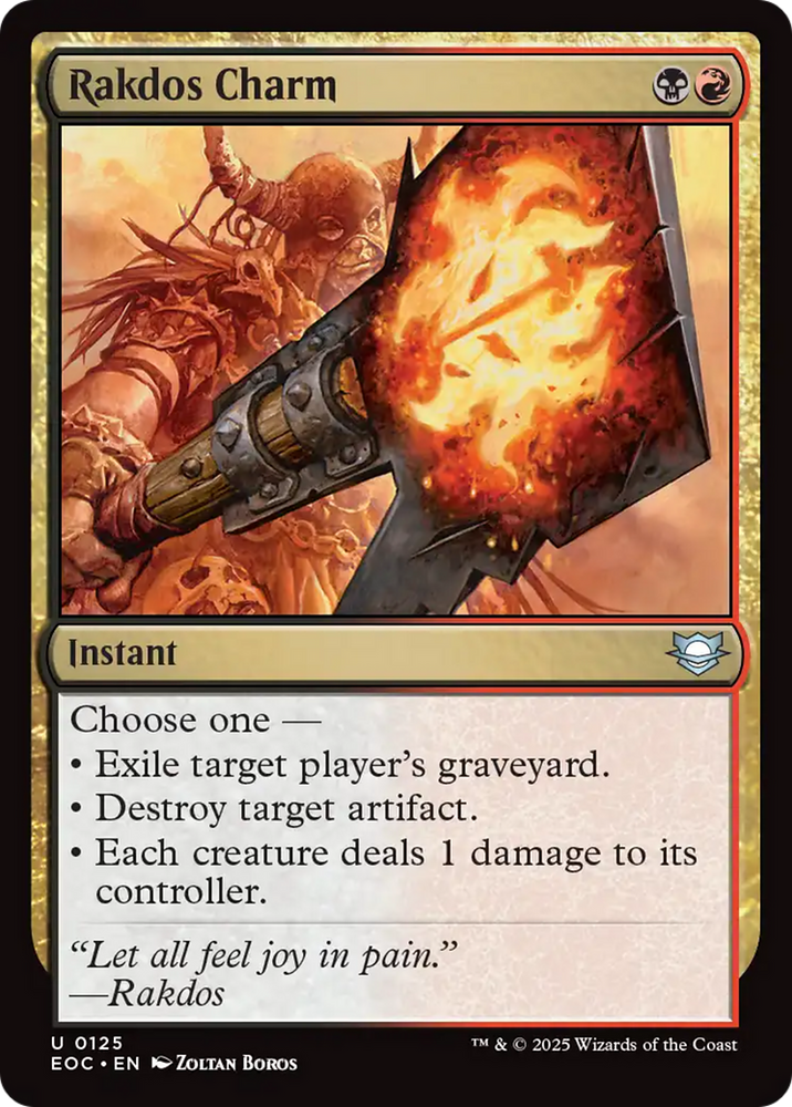 Rakdos Charm [Edge of Eternities Commander] Magic: The Gathering