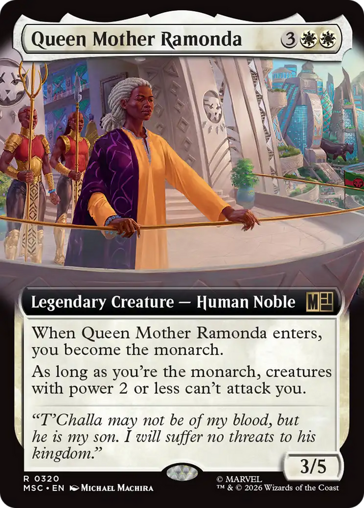 Queen Mother Ramonda (Extended Art) [Marvel Super Heroes Commander] Magic: The Gathering