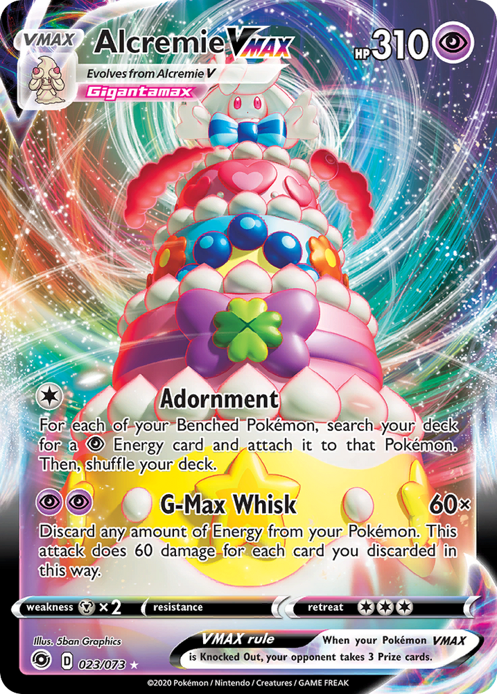 Alcremie VMAX (023/073) [Sword & Shield: Champion's Path] Pokémon