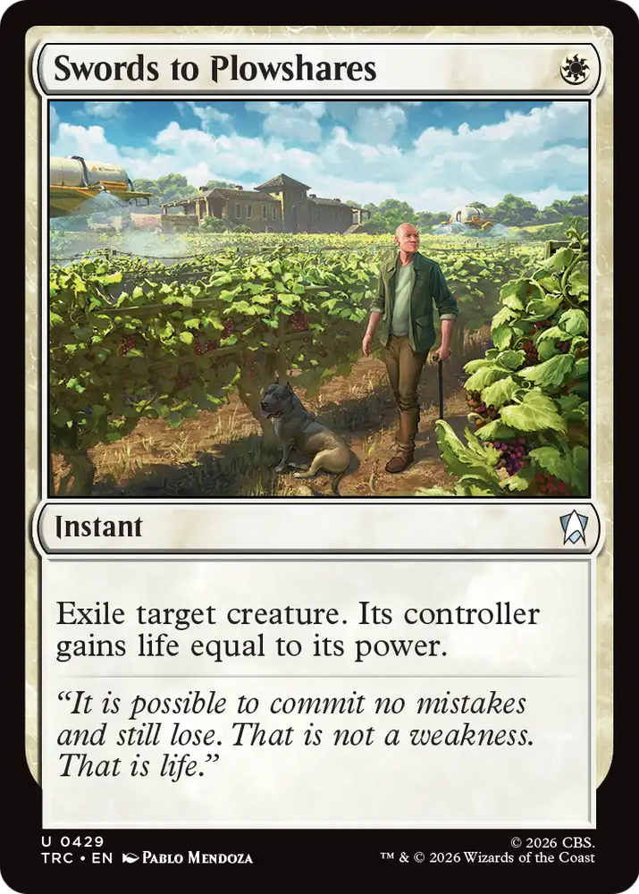 Swords to Plowshares [Star Trek Commander] Magic: The Gathering
