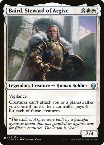 Baird, Steward of Argive [The List] Magic: The Gathering