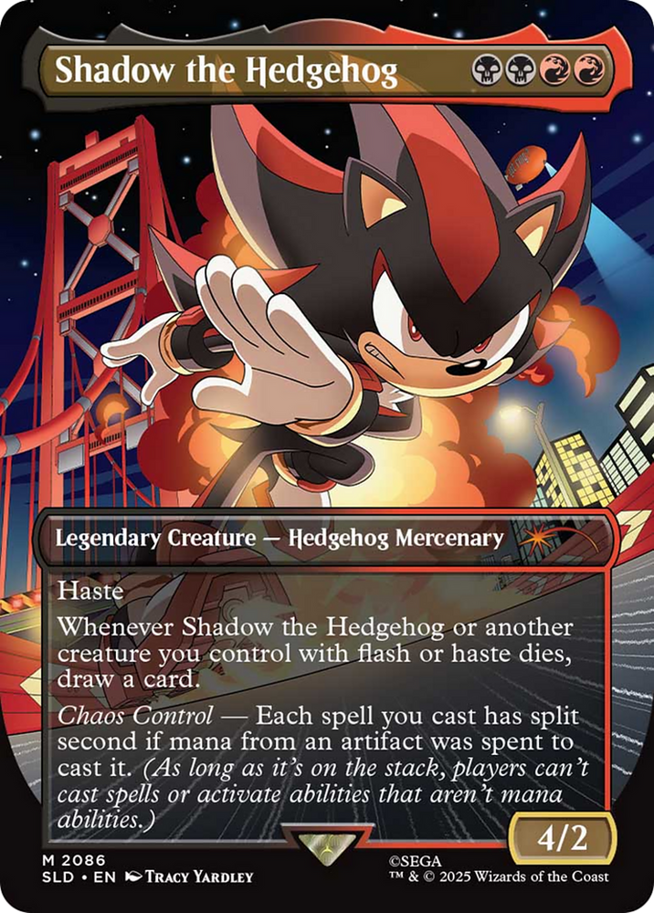 Shadow the Hedgehog [Secret Lair Drop Series] Magic: The Gathering