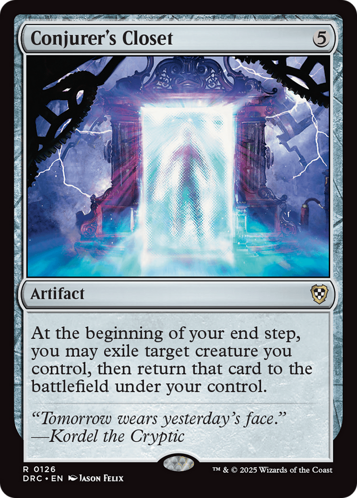 Conjurer's Closet [Aetherdrift Commander] Magic: The Gathering