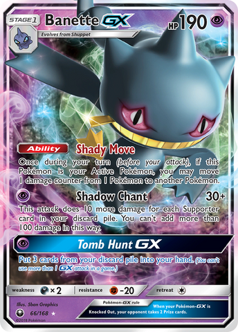 Banette GX (66/168) [Sun & Moon: Celestial Storm] Pokémon