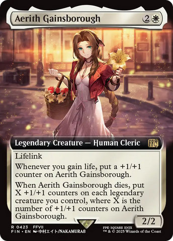 Aerith Gainsborough (Extended Art) [FINAL FANTASY] Magic: The Gathering