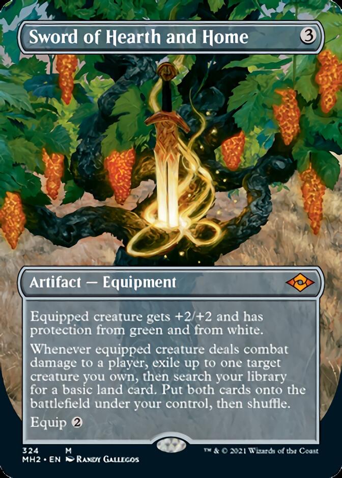 Sword of Hearth and Home (Borderless Alternate Art) [Modern Horizons 2] Magic: The Gathering