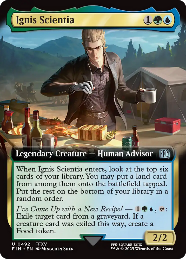 Ignis Scientia (Extended Art) [FINAL FANTASY] Magic: The Gathering