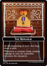 Citizen // The Monarch Double-Sided Token [Reality Fracture Commander Tokens] Magic: The Gathering