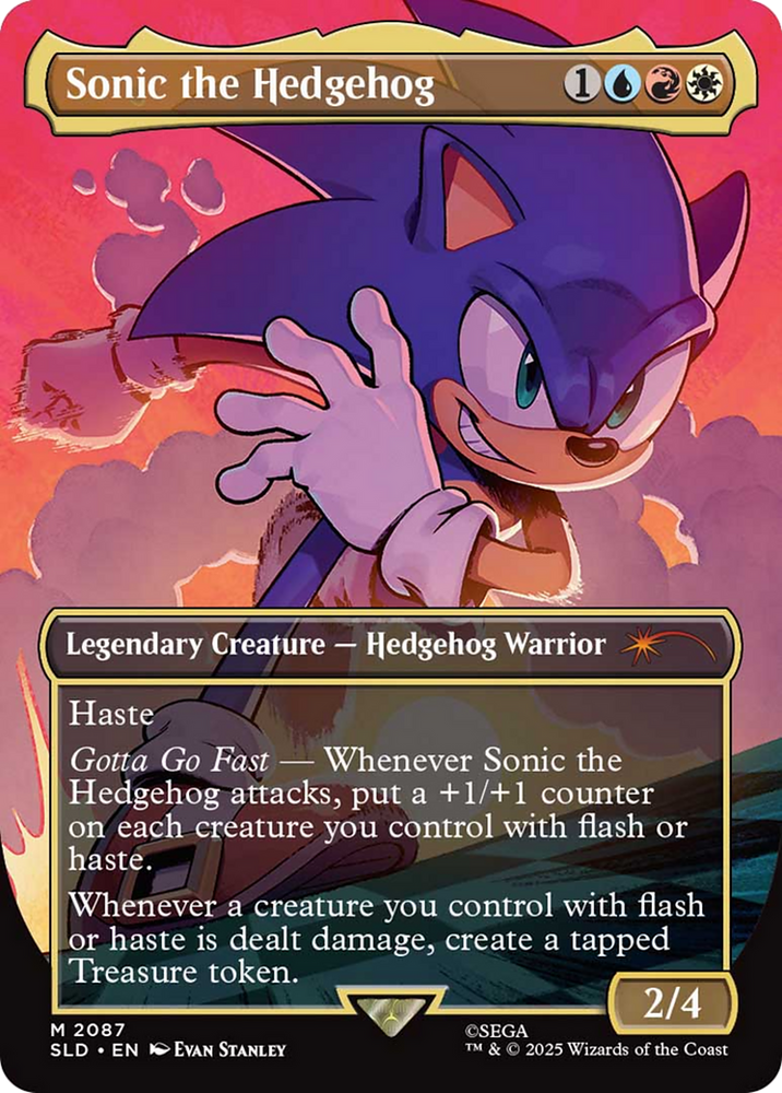 Sonic the Hedgehog [Secret Lair Drop Series] Magic: The Gathering