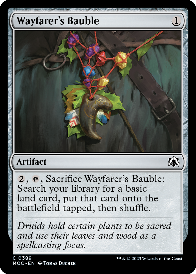 Wayfarer's Bauble [March of the Machine Commander] Magic: The Gathering