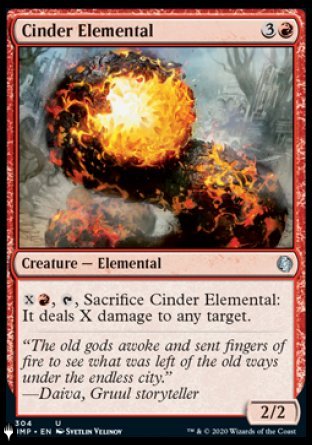 Cinder Elemental [The List] Magic: The Gathering