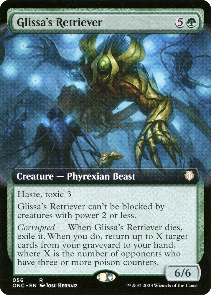 Glissa's Retriever (Extended Art) [Phyrexia: All Will Be One Commander] Magic: The Gathering