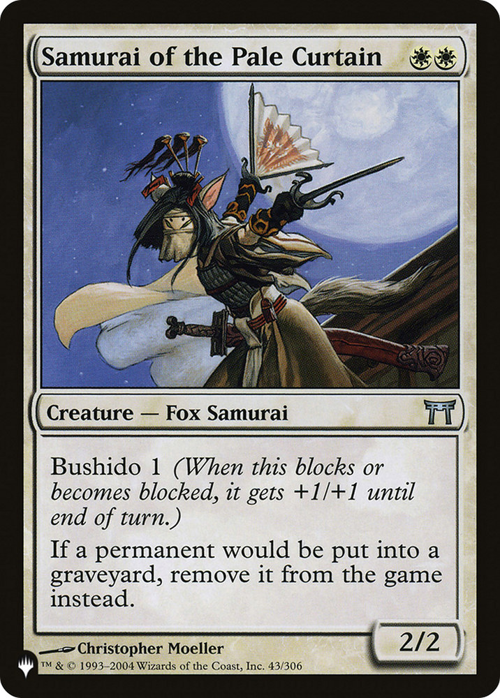Samurai of the Pale Curtain [The List] Magic: The Gathering