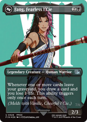 Fang, Fearless l'Cie (Borderless) (Surge Foil) [FINAL FANTASY] Magic: The Gathering