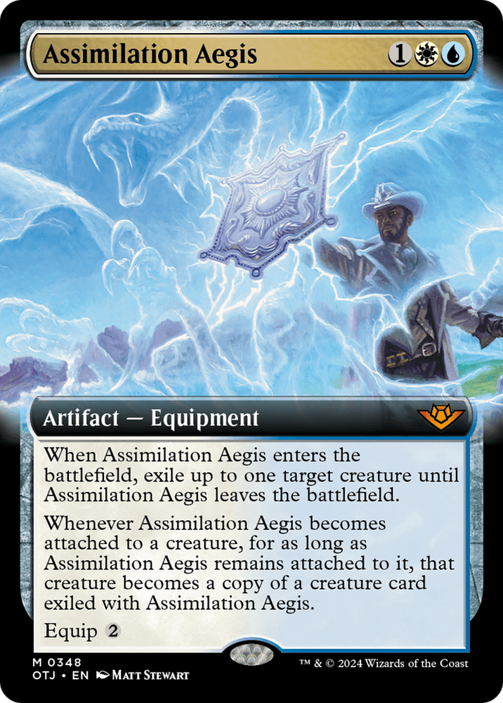 Assimilation Aegis (Extended Art) [Outlaws of Thunder Junction] Magic: The Gathering