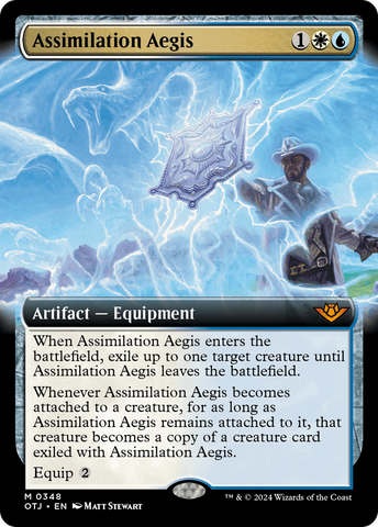 Assimilation Aegis (Extended Art) [Outlaws of Thunder Junction] Magic: The Gathering