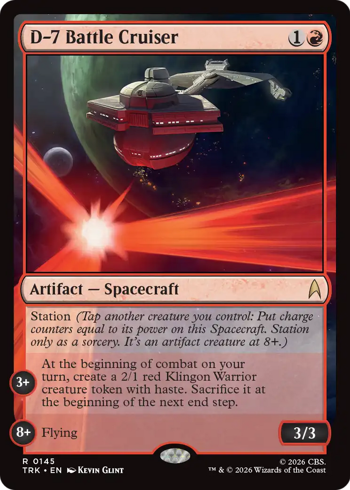 D-7 Battle Cruiser [Star Trek] Magic: The Gathering