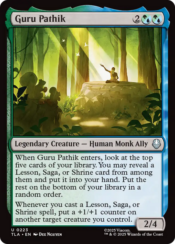 Guru Pathik [Avatar: The Last Airbender] Magic: The Gathering