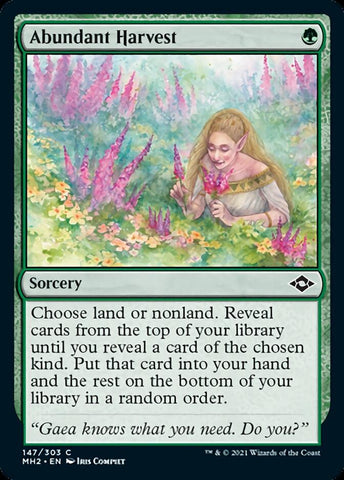 Abundant Harvest [Modern Horizons 2] Magic: The Gathering