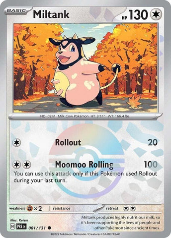 Miltank (081/131) (Poke Ball Pattern) [Scarlet & Violet: Prismatic Evolutions] Pokémon