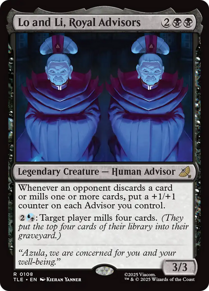 Lo and Li, Royal Advisors [Avatar: The Last Airbender: Eternal-Legal] Magic: The Gathering