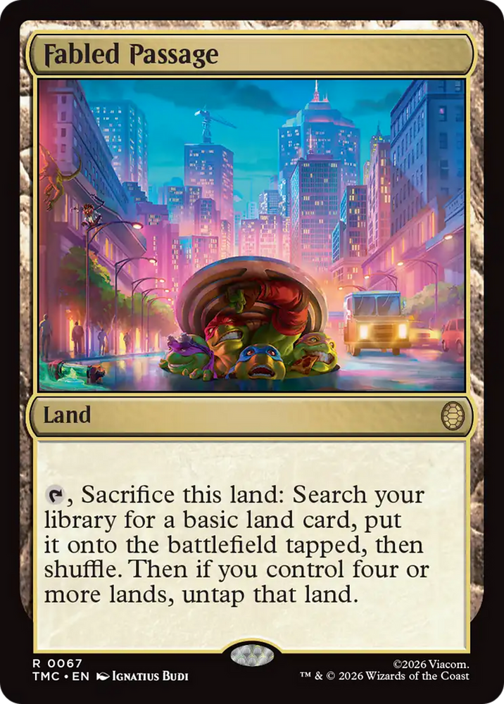 Fabled Passage [Teenage Mutant Ninja Turtles Commander] Magic: The Gathering