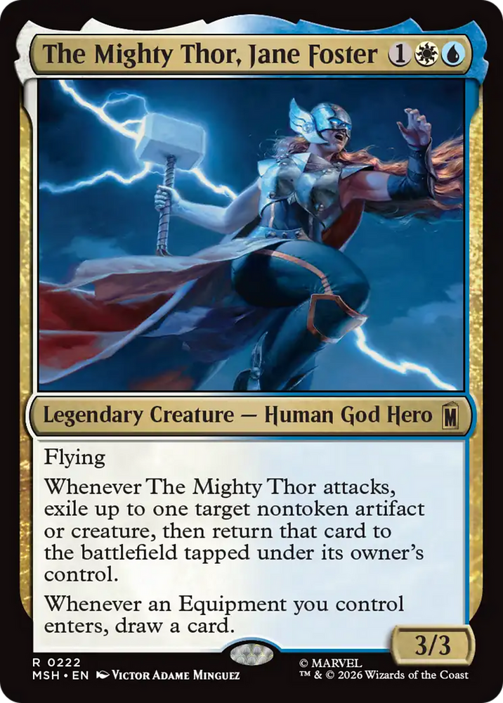 The Mighty Thor, Jane Foster [Marvel Super Heroes] Magic: The Gathering