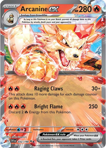 Arcanine ex (032/198) [Scarlet & Violet: Base Set] Pokémon