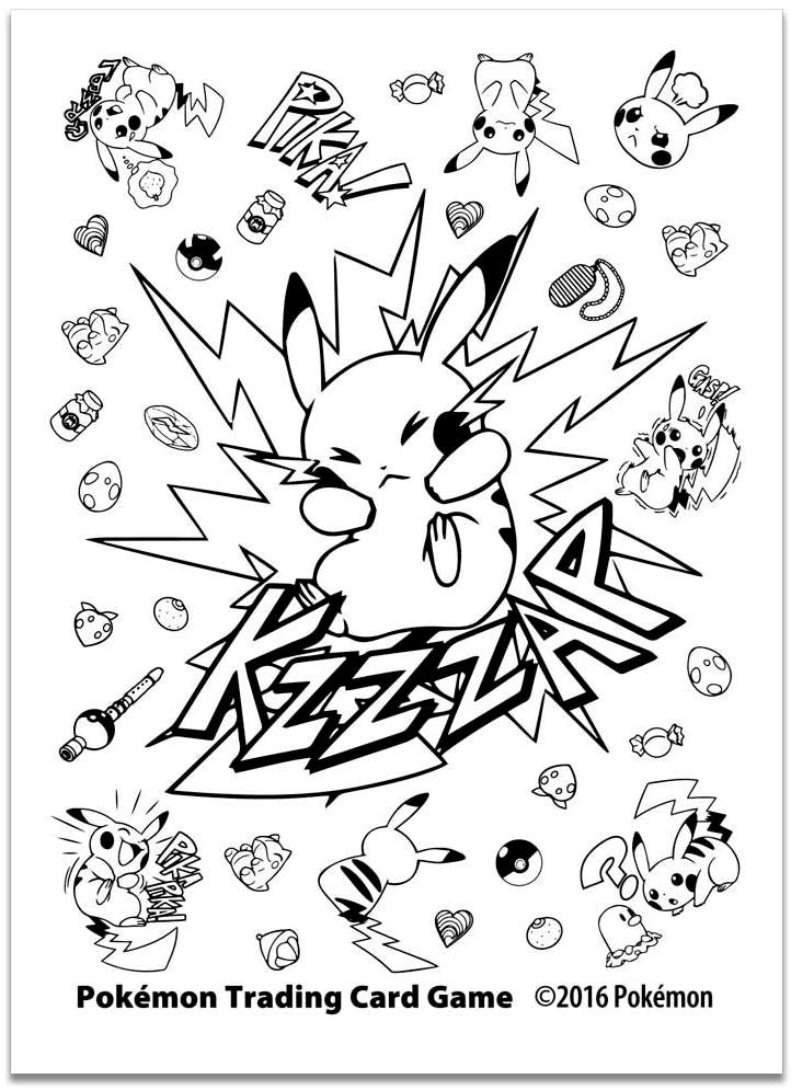 Card Sleeves - Pikachu (Comic-Style) Pokémon