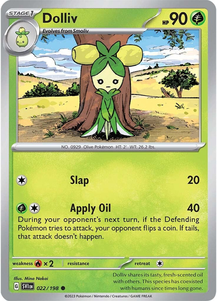 Dolliv (022/198) [Scarlet & Violet: Base Set] Pokémon