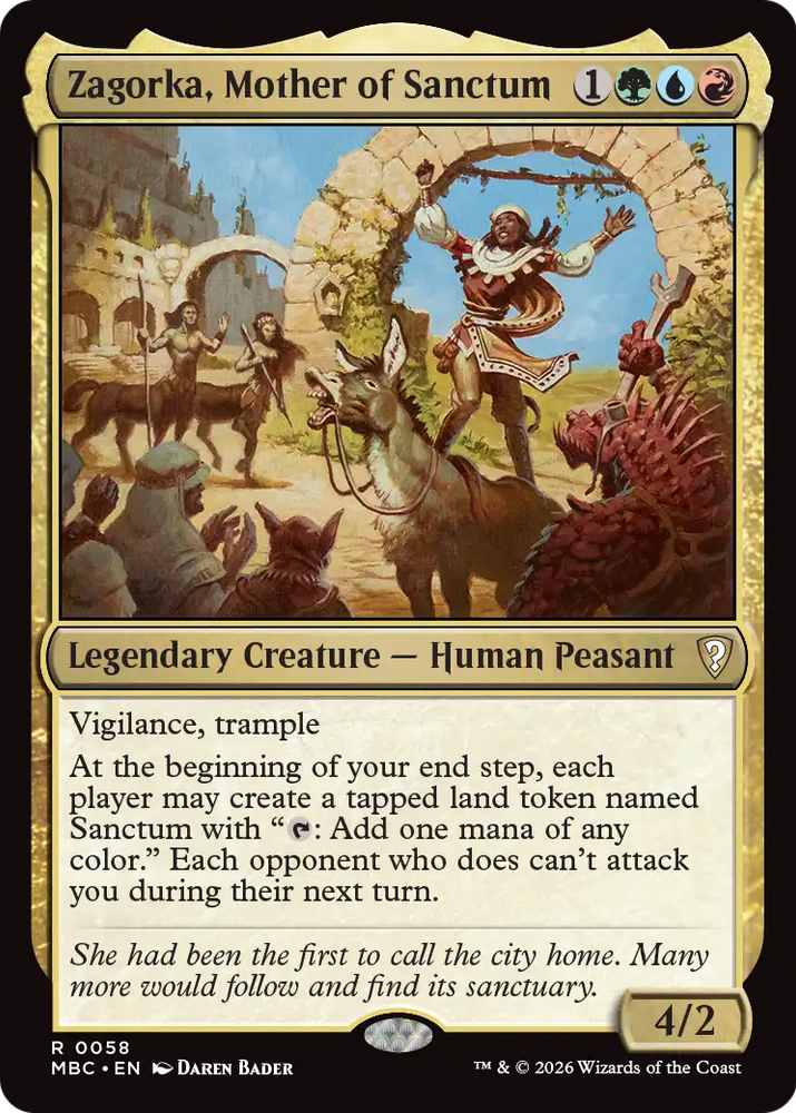 Zagorka, Mother of Sanctum [Mystery Booster: Commander Edition] Magic: The Gathering