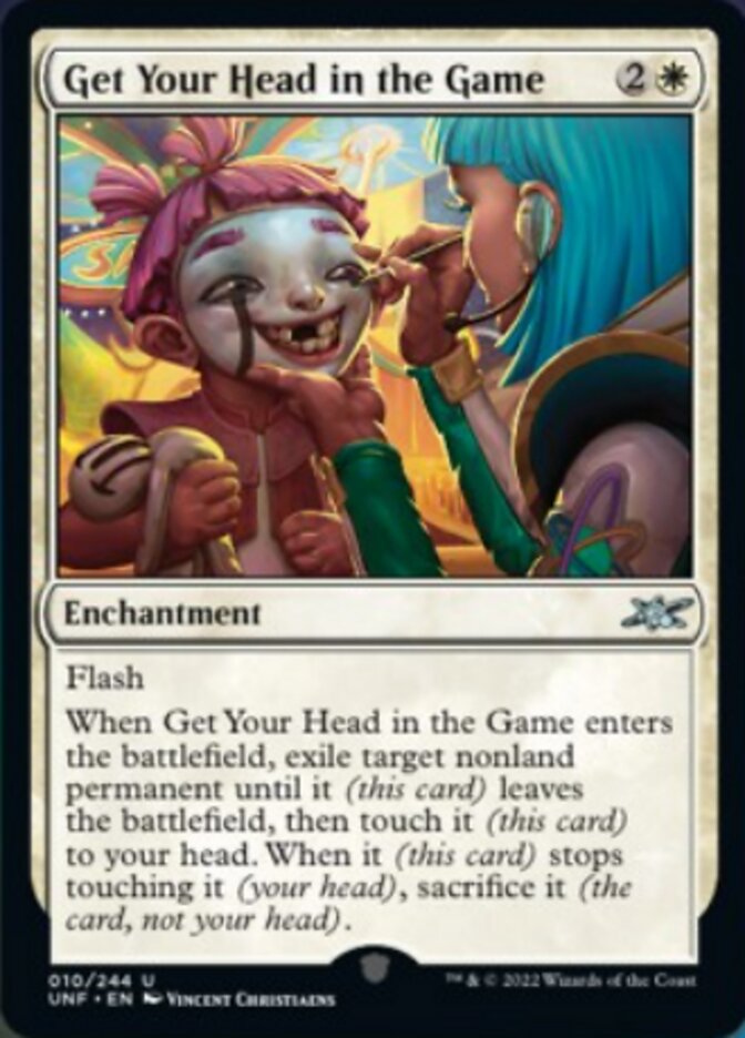 Get Your Head in the Game [Unfinity] Magic: The Gathering