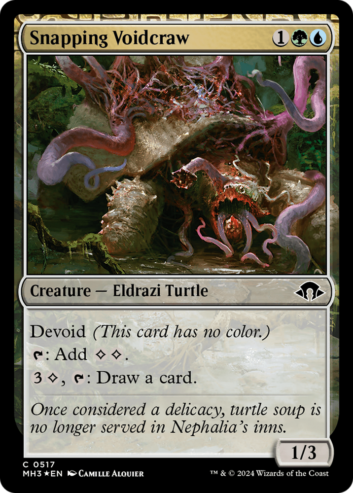 Snapping Voidcraw (Ripple Foil) [Modern Horizons 3] Magic: The Gathering