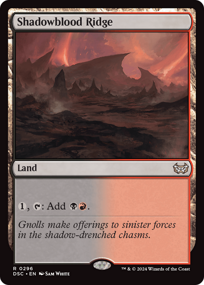 Shadowblood Ridge [Duskmourn: House of Horror Commander] Magic: The Gathering