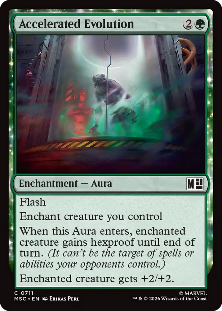 Accelerated Evolution [Marvel Super Heroes Commander] Magic: The Gathering