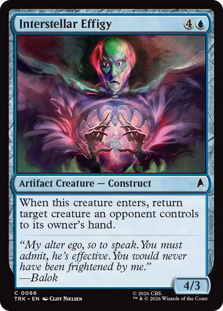 Interstellar Effigy [Star Trek] Magic: The Gathering