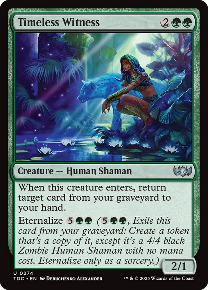 Timeless Witness [Tarkir: Dragonstorm Commander] Magic: The Gathering