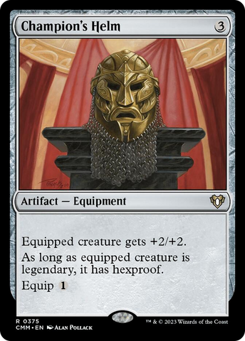 Champion's Helm [Commander Masters] Magic: The Gathering