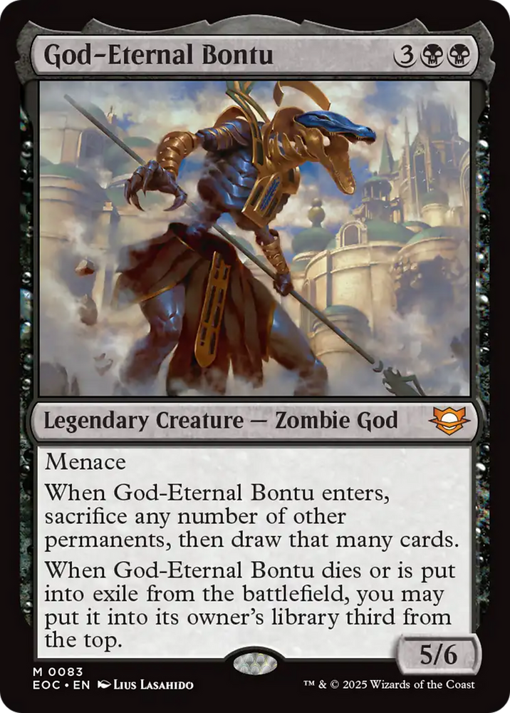 God-Eternal Bontu [Edge of Eternities Commander] Magic: The Gathering